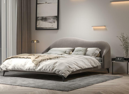 Italian bedroom furniture upholstered double bed design beds