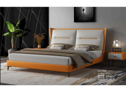 Modern design bed 180x200 leather hotel beds double bedroom