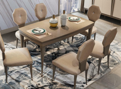 Chair 1x Luxury Design Upholstered Chairs Seat Office Dining Room Designer Wood Armchair