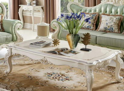 Classic table coffee table baroque side table sofa design solid wood