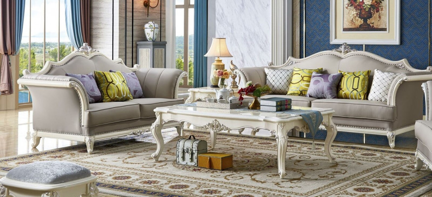 Classic Table Coffee Table Side Table Sofa Baroque Design Living Room
