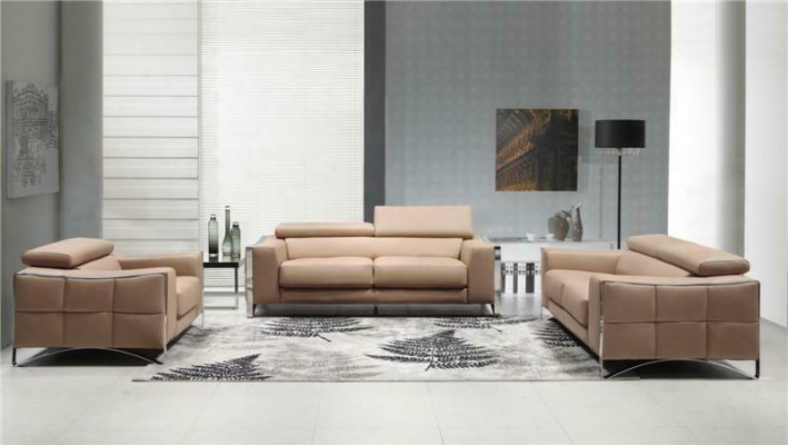 Multifunctional leather couch seat cushion living room leather suite sofa