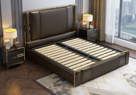 Bed bedroom design furniture modern luxury beds upholstered frame new