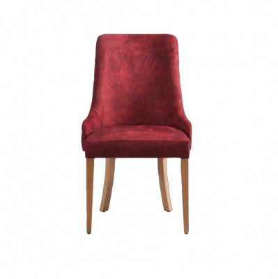 Red Chesterfield Chair Modern Armchair Luxury Upholstered Single-Seater Dining Room Chairs