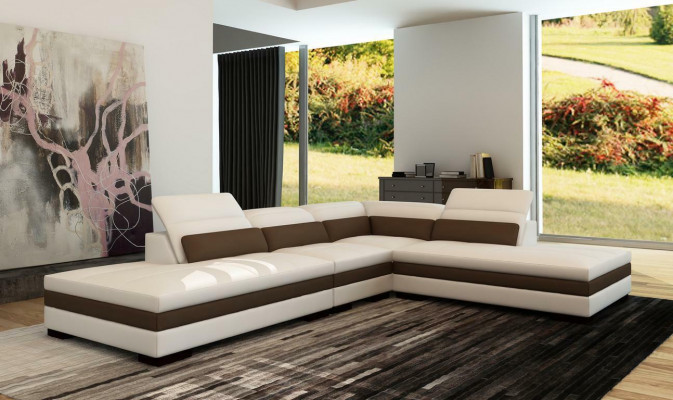 Leather sofa couch living landscape corner sofa corner set design modern sofa 5127