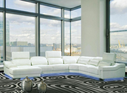 Noble living area couch upholstery sofa corner sofa seating corner suite leather