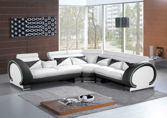 Modern corner sofa couch upholstery seating corner XXL big living landscape corner new