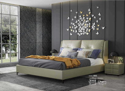 Bed Cushion Design Luxury Double Hotel Beds Room Sleep 180x200cm