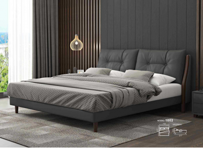 Hotel bed luxury design beds upholstery wood leather bedroom 180x200