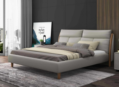 Design textile bed couple modern hotel frame luxury double beds