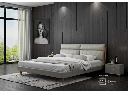Bed cushion design luxury double beds beige 180x200 bedroom