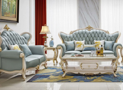 Sofa 3-seater sofas luxury couch upholstery leather three-seater XXL new solid wood