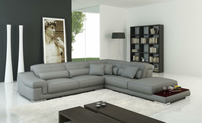 Adjustable Leather Seat Cushion Corner Couch Sofa Set L-Shaped Seat Corner