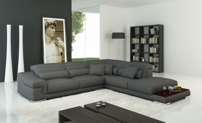 Adjustable Leather Seat Cushion Corner Couch Sofa Set L-Shaped Seat Corner