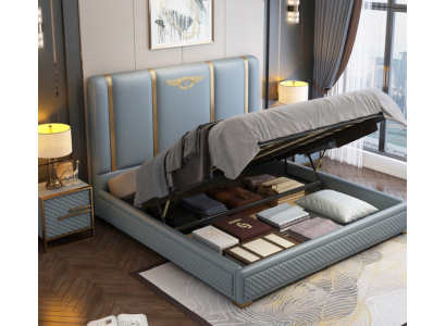 Bed Cushion Design Luxury Metal Beds Double Matrimonial Sleep Room Leather