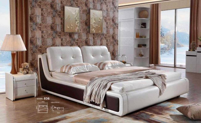 Double bed bed, marriage bed design, luxury upholstered bed, textile furniture beds