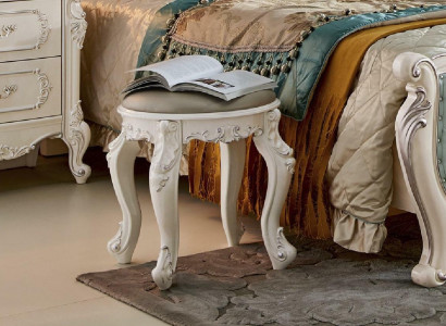 Baroque stool bench dressing table wooden stool upholstered stool upholstered ottoman