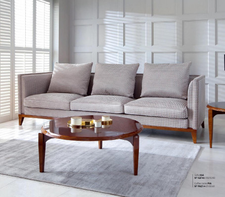 3-seater sofa set coffee table sofas three-seater fabric table luxury modern 2-piece