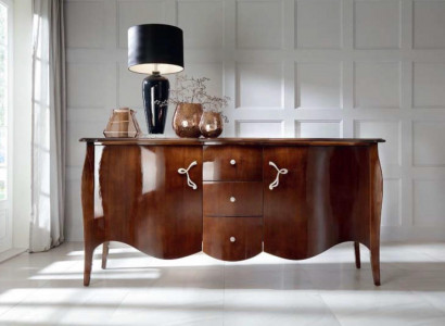 High-quality sideboard cabinet luxury cupboard cabinets living room wood brown new
