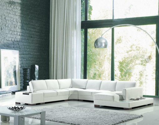 Leather sofa corner sofa sofa living landscape upholstery seating corner ensemble XXL big sofas new