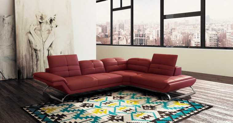 Multifunctional Couch Corner Sofa Media TV Sofa Couch Leather Sofa Living Landscape L-Shape