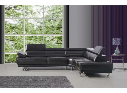 Multifunction Couch Corner Sofa Media TV Sofa Couch Leather Sofa 291 x 222cm L-Shape New