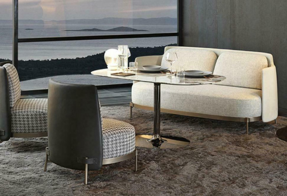 Design Furniture Modern Relax Seat Luxury Furniture Living Room Sofa 3-Seater Sofas