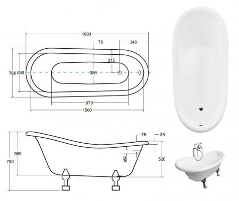 Classic Freestanding Bathtubs Antique Style Bathtub Tub Bath