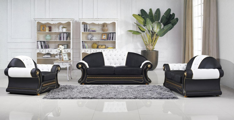 Couch Living Landscape Set Design Modern Sofa 6020 3+2 Seater Sofas