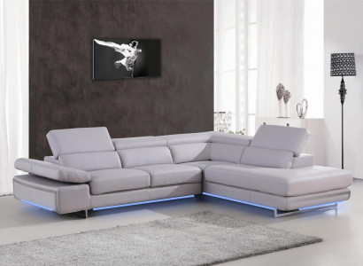 Sectional sofa multifunction couch media TV sofa leather sofa living area