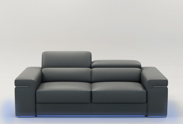 Multifunctional Leather Sofa Seat Cushion Living Room Set Leather Suite Sofa 3+2