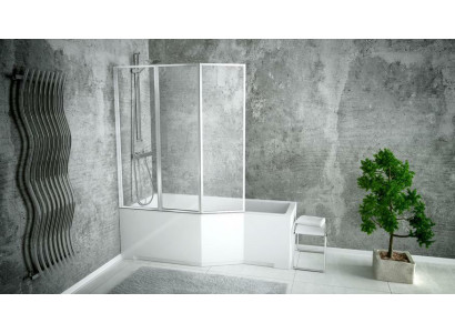 Rectangular bathtub bath modern bathroom tub acrylic shower screen