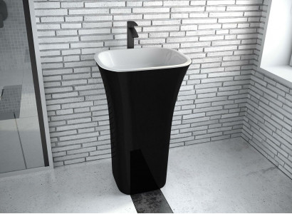 Modern design washbasin acrylic stand bathroom freestanding vanity