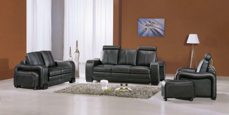 Upholstered Sofa Set Couch Seating Set 3+2 Seater Couches Sofas Leather New