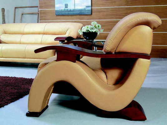 Leather sofa set 3+2 (without armchair) couch seat cushion set 2033