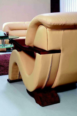 Leather sofa set 3+2 (without armchair) couch seat cushion set 2033