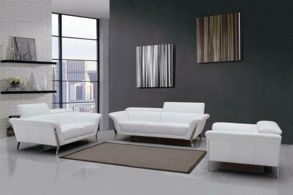 Leather Sofa Set 3+2 (without armchair) Couch Seat Upholstery Suite 1547