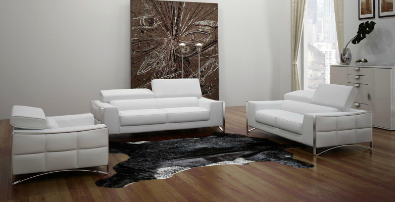 Leather sofa set 3+2 (without armchair) couch seating upholstery set 1504