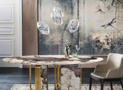 Stone dining tables round tables design table round furniture dining room modern new
