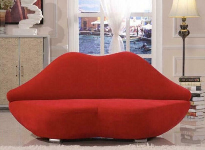 Lip Sofa 2-Seater Upholstered Velvet Modern Relax Seat Luxury Furniture Couch Furniture New