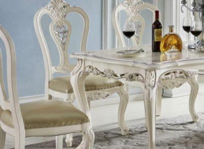 Dining table set dining table 4x chairs dining room set solid wood tables 5-piece set