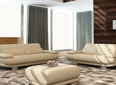 Sofa Couch Upholstery 3-Seater Leather Sofas Sets Couches Seating Design