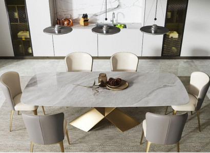 Luxury dining tables, table design, table stainless steel, stone furniture, dining room, modern column.