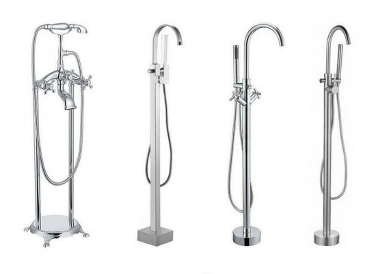 Mixer Freestanding Golden Faucet Freestanding Faucets Bathtub
