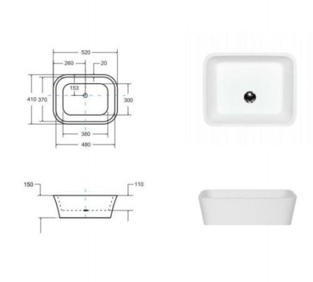 Design ceramic washbasin, sink, hand washbasin, countertop washbasin, basin