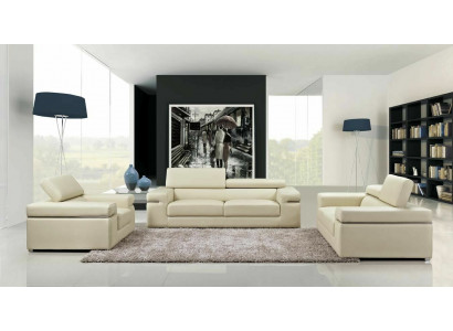 Sofa Couch Upholstery 3-Seater Leather Sofas Couches Seating Sets Design