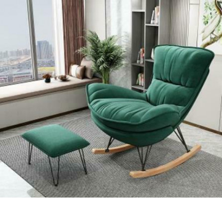 Armchair Designer Chair Upholstered Relax Textile Ottoman Single-seater Club Sofa