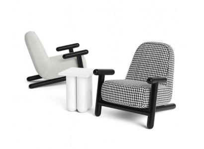 Luxury Design Furniture Modern Design Armchair 63*80cm Textile Living Room