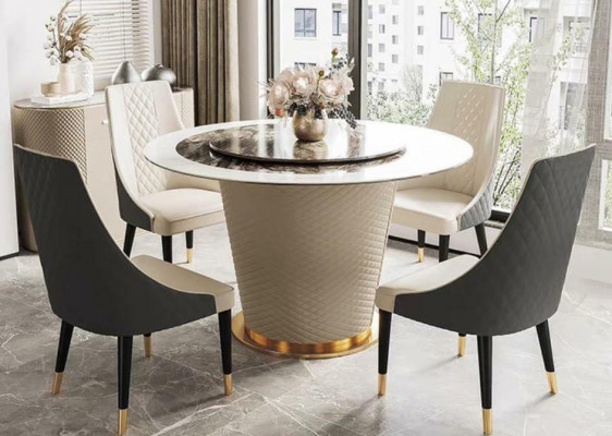 Marble dining table modern dining room living room kitchen tables design table round new