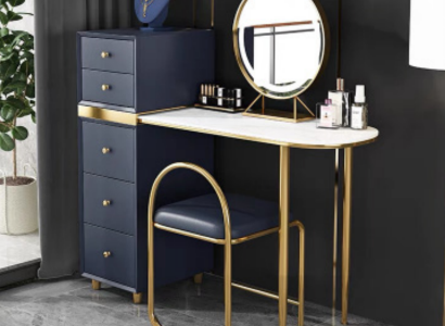 Vanity table stool complete set dresser bedroom new 2-piece set